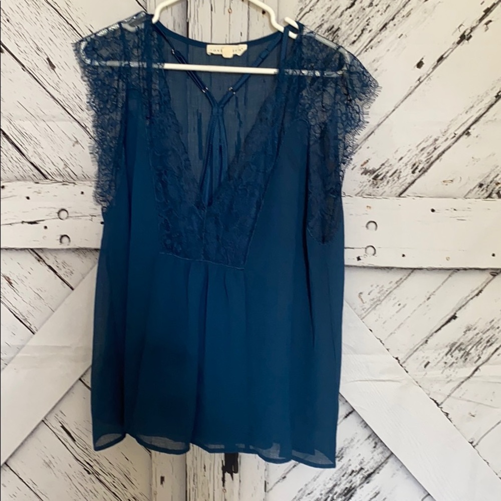 Sheer Blouse with built in Cami